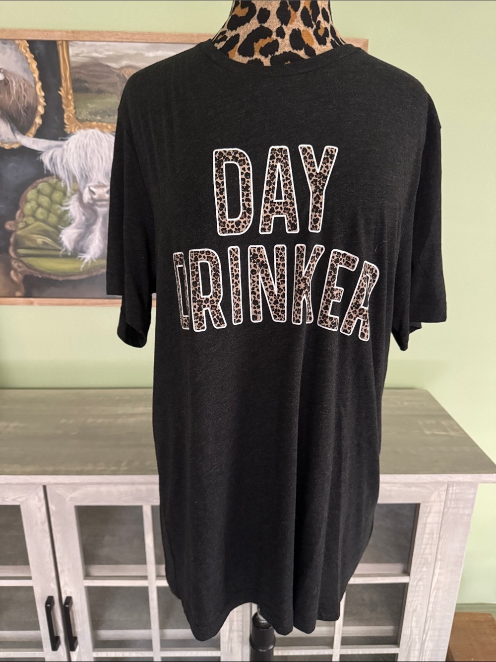 Black "Day Drinker" Graphic Tee